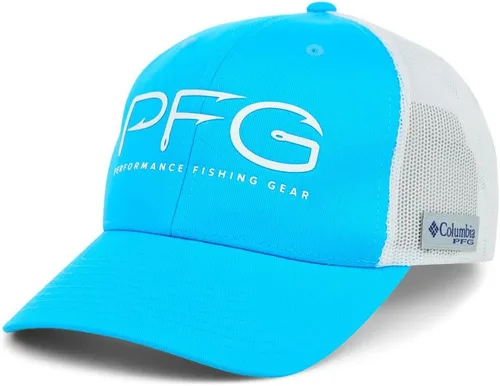 Vista 62 de Columbia Gorra de bola de malla Bandera antigua de malva/blanco/pescado