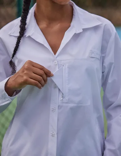 Vista 2 de Pinspark Camiseta de pesca con protección solar para mujer