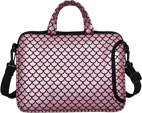 Vista 8 de Bolsa de hombro para portátil de 11.6 pulgadas, funda de mensajero para portátil de 11" 11.6" 12" 12.5 pulgadas Macbook/Portátil/Chromebook YOUDA
