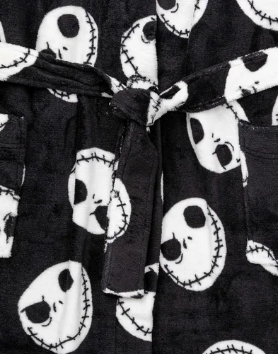 Vista 5 de Disney The Nightmare Before Christmas - Albornoz para mujer, color negro