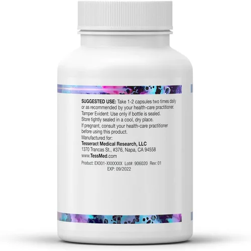 Vista 8 de Tesseract QuerciSorb QR, suplemento de quercetina, 350 mg, 90 cápsulas Liberación rápida, antioxidante y apoyo inmunológico, absorción avanzada