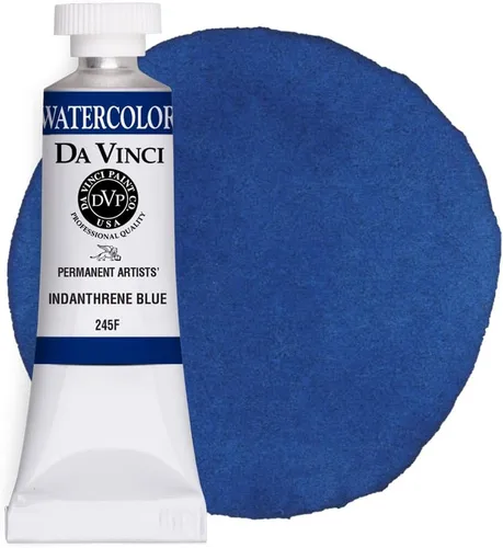 Vista 17 de DA VINCI PAINTS Pintura Acuarela Profesional para Artistas, Azul Cobalto, 15mL