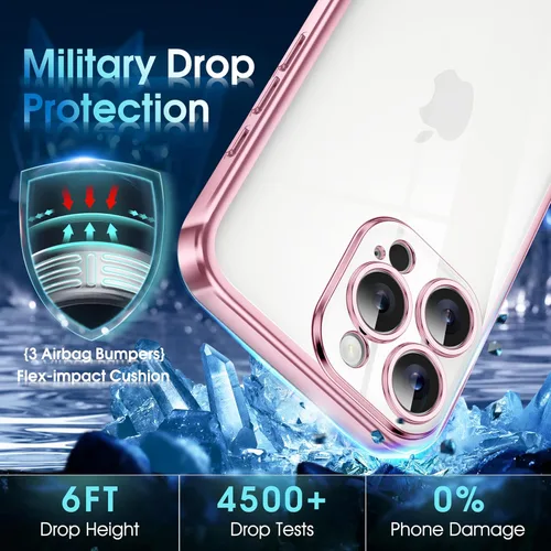 Vista 227 de Supdeal Funda cristalina transparente para iPhone 11, [No se amarillea] [Protección de la cámara] [Probado contra caídas de grado militar] Funda