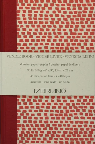 Vista 3 de Fabriano Diario de artista clásico, 192 páginas, 4.5 x 6.5 pulgadas, blanco