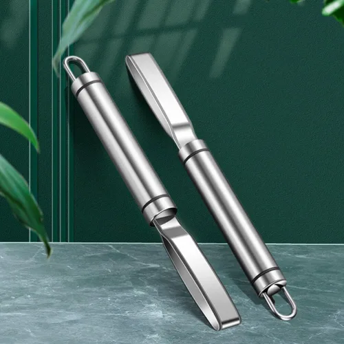 Vista 4 de Kichvoe Removedor de núcleo de mango de acero inoxidable para cortar y extraer núcleos sin esfuerzo, herramienta esencial de cocina para disfrutar