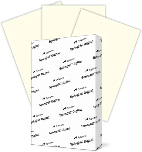 Vista 7 de Springhill Papel de copia amarillo canario de 11 x 17 pulgadas, texto de 70 libras, papel de impresora a color con acabado liso, papel