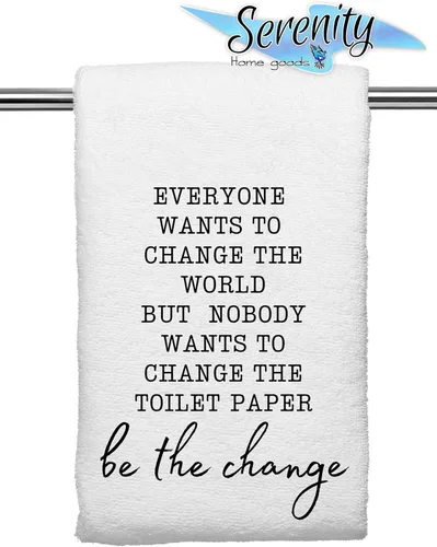 Vista 4 de Funny Novelty Bath Hand Towels Restroom Male Female Symbols Bathroom Country Rustic Farmhouse Modern Decor Hilarious Adult Crude Humor Home