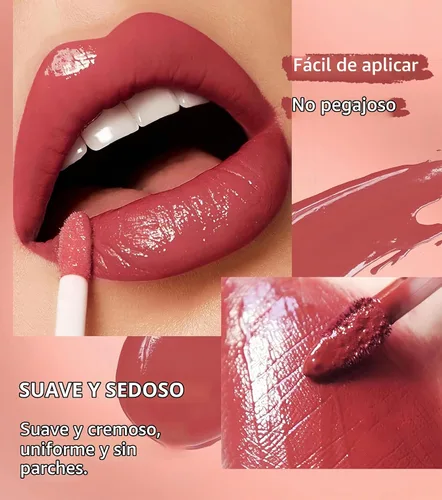 Vista 5 de MAEPEOR Kit de labios todo en uno, 3 en 1, delineador de labios suave y lápiz labial con lápiz labial líquido de terciopelo mate, brillo labial