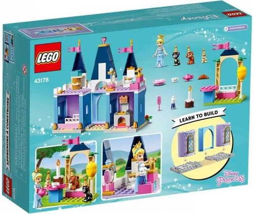 Vista 6 de LEGO Disney 43178 - Kit de construcción creativo del castillo de Cenicienta, nuevo 2020 (168 piezas)