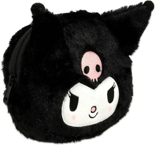 Vista 2 de Kuromi - Juego de bolsas de cosméticos – Paquete con bolsa de cosméticos Sanrio para maquillaje, artículos de tocador de tamaño de viaje, más