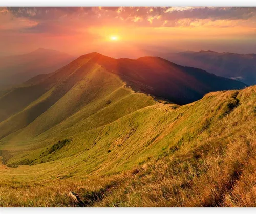 Vista 9 de artgeist Mural de pared Montañas 79 x 61 pulgadas - XXL Papel tapiz no tejido de vellón Decoración de pared Impresión fotográfica Imagen Diseño