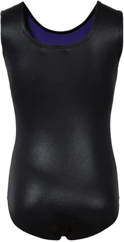 Vista 2 de Shiny Waves - Maillot deportivo metálico para niñas