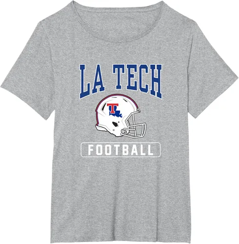 Vista 11 de Camiseta con casco de fútbol Louisiana Tech Bulldogs, Negro