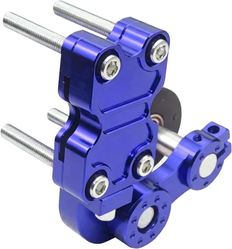 Vista 9 de Tensor de cadena ajustador universal de aluminio, regulador automático de cadena para motocicleta Motocross, bicicleta de cross, bicicleta de hoyo