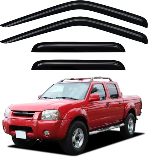 Vista 20 de Viseras de ventana en canal Protectores de lluvia para Ford Ranger SuperCab