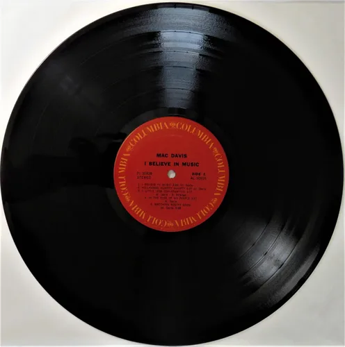 Vista 2 de Mac Davis I Believe In Music (Includes Lyrics Sheet) VINYL LP STEREO
