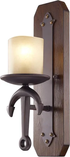 Vista 3 de Livex Lighting 4861-67 Aplique de pared Cape May de 1 luz, bronce antiguo