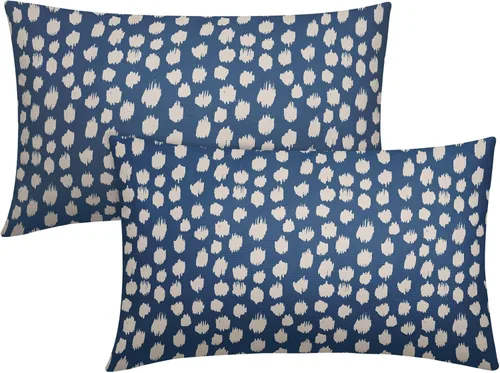 Vista 120 de Sweetshow Juego de 2 fundas de almohada de 16 x 16 pulgadas, diseño bohemio, con diseño de lunares, moderno y moderno, para exteriores, decorativas