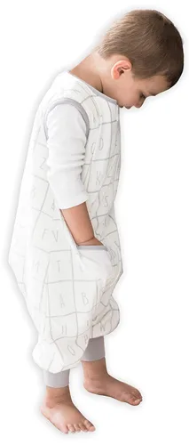 Vista 23 de Dreamsuit Saco de Dormir para Niños Pequeños con Pies – Saco de Dormir Caminante con Piernas, Rayón hecho de Bambú, Verano 0.8 TOG, Cremallera de 2
