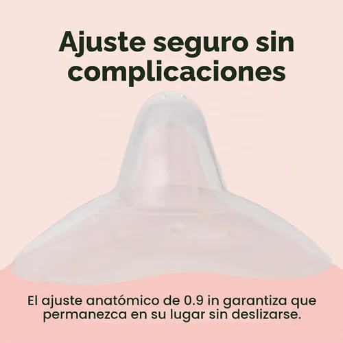 Vista 6 de Tendresse - Protector de pezón de silicona de 0.98 pulgadas para amamantar, alivio del dolor para pezones doloridos, protector de lactancia suave