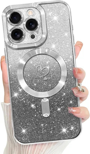 Vista 89 de Bonoma Compatible with iPhone 17 Pro Max Case 2025 Heart Checkered -Gold A cuadros-oro
