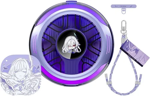 Vista 8 de Genshin Impact Skirk "Glacial Realm" - Juego de regalo con disipador de calor móvil