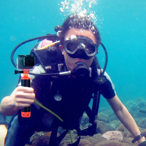 Vista 7 de Suptig Kit de disparador de disparador de pistola impermeable con agarre flotante para GoPro Hero 8 Hero 7 Hero 6 Black GoPro Hero 5 Hero 4 Hero 3+