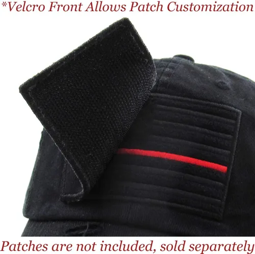 Vista 7 de KBETHOS Tactical Operator Collection USA Fishing Mesh Ballcap Flag Patch America Outdoors Trucker Baseball Cap