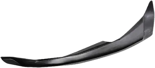 Vista 3 de Compatible con/repuesto para borde de parachoques delantero, estilo B2 PU alerón de labio delantero negro, se adapta solo a Ford Mustang Base V6