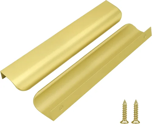 Vista 20 de Goldenwarm Paquete de 6 manijas de gabinete de cocina de 3 pulgadas, tiradores negros para armarios, tiradores de borde, accesorios de cocina negros