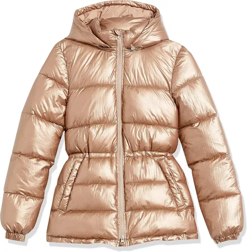 Vista 7 de Tienda Essentials Chaqueta acolchada pesada para mujer con cordón en la cintura
