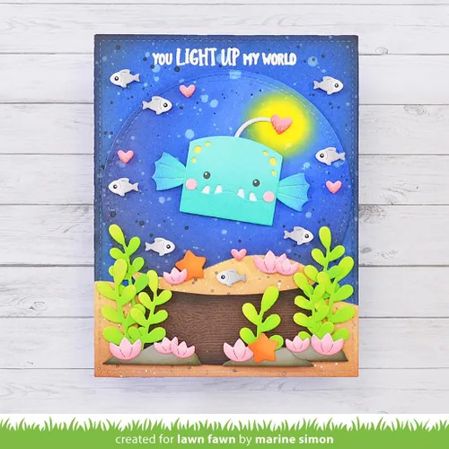 Vista 3 de Lawn Fawn LF3184 Caja de regalo pequeña Anglerfish Add-On Troqueles
