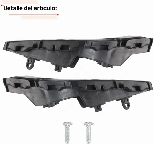 Vista 5 de RLB-HILON Soporte de parachoques delantero compatible con Jeep Compass 2011 2012 2013 2014 2015 2016 2017 año, para 5182596AC 5182597AC