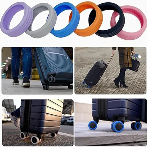 Vista 2 de Cubierta protectora para el compartimiento de equipaje, 8162432 piezas, fundas impermeables para ruedas de equipaje, fundas protectoras