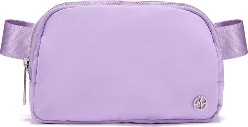 Vista 10 de Bolsa de Cinturón Pander para Mujeres, Riñoneras de Moda, Bolsas Cruzadas, Bolsa de Cinturón con Correa Ajustable, Negro, Talla única, Sólido