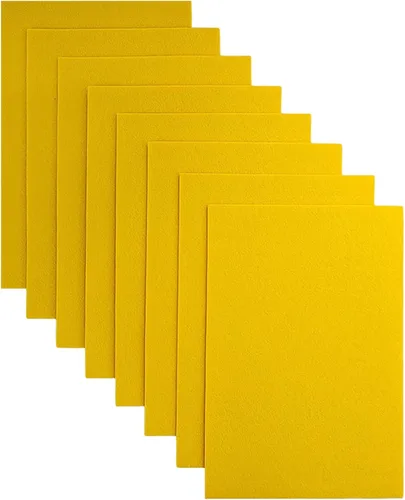 Vista 18 de Jtnohx - Fieltro rígido, hojas de fieltro de 2 mm de grosor para manualidades, cuadrados de tela de fieltro dura de 20,3 x 30,5 cm, 8 piezas