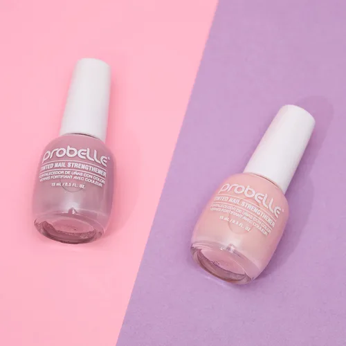 Vista 8 de Probelle Fortalecedor de uñas tintado, tratamiento de fortalecimiento de uñas de color, crecimiento y reparación de uñas, detiene la descamación