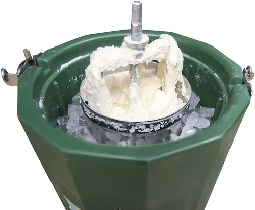 Vista 4 de 6 cuartos de galón - Máquina de helados a batería - Acero inoxidable (se adapta a Makita 18v)