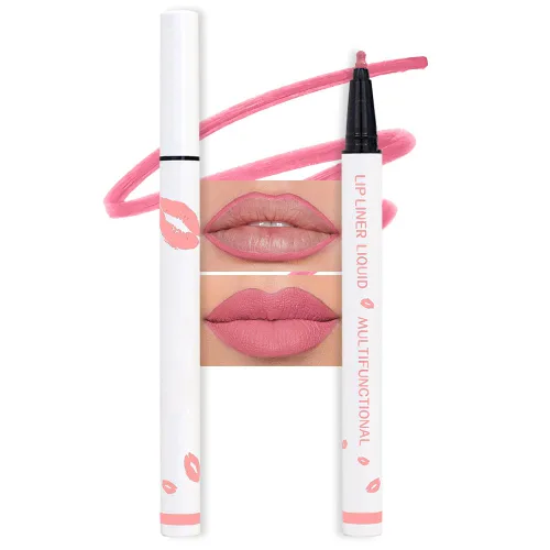 Vista 14 de evpct Lápiz Marcador de Línea de Labios Líquido de Larga Duración, Resistente al Agua, Rojo Oscuro Mate, Marcador de Línea de Labios y Lápiz Labial