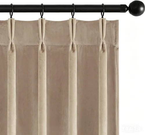 Vista 15 de MIULEE Cortinas opacas plisadas de terciopelo azul marino, 40 x 96 pulgadas