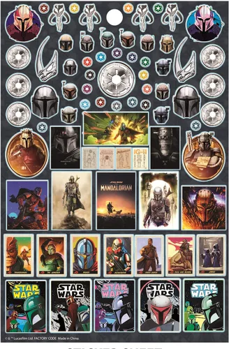 Vista 2 de Baby Yoda Star Wars The Mandalorian - Más de 300 calcomanías