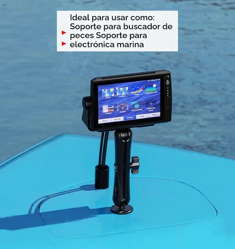 Vista 3 de VAZESWIN Soporte de buscador de peces de aleación de aluminio de bola