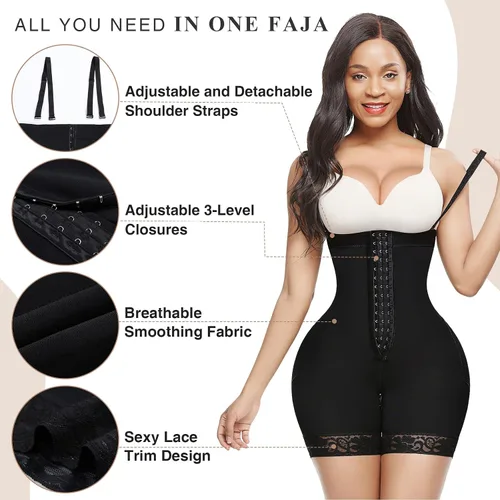Vista 5 de Lover-Beauty Fajas moldeadoras de control de abdomen para mujer moldeadoras postoperatorias BBL