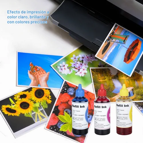Vista 3 de TBTeek Kit de botellas de tinta de recarga de impresora para cartuchos PGI-250 CLI-251XL PGI 270XL CLI-271 o CISS, para PIXMA MX922, MG5720, TS6020