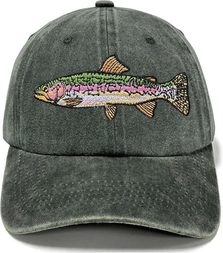 Vista 29 de Sombrero de béisbol de pesca para hombre y mujer