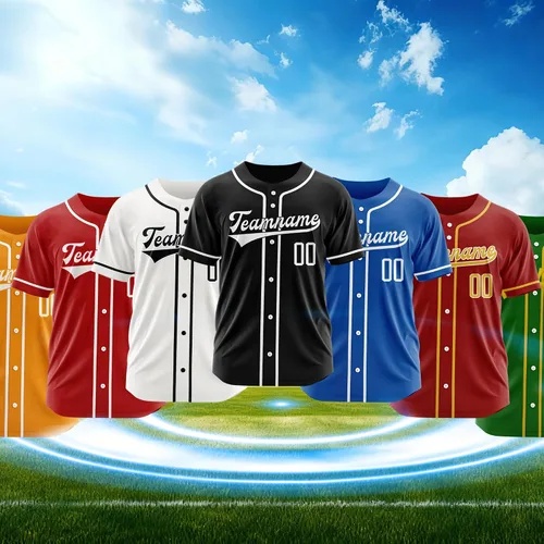 Vista 2 de Camiseta de béisbol personalizada, nombre de béisbol personalizado, logotipo de número, camiseta de béisbol personalizada para hombres, mujeres