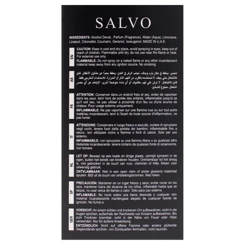Vista 4 de Salvo de Maison Alhambra para hombre - 3.4 oz EDP spray