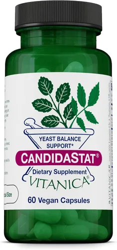 Vista 11 de Vitanica Candidastat, Apoyo Equilibrado, Vegano, 60 Cápsulas