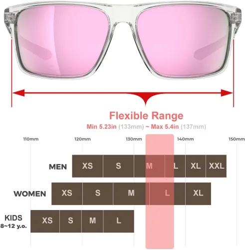 Vista 2 de EAZYRUN ER00 - Lentes de sol polarizados HD para mujeres y hombres, pesca, correr, conducir, senderismo, golf, deportes al aire libre