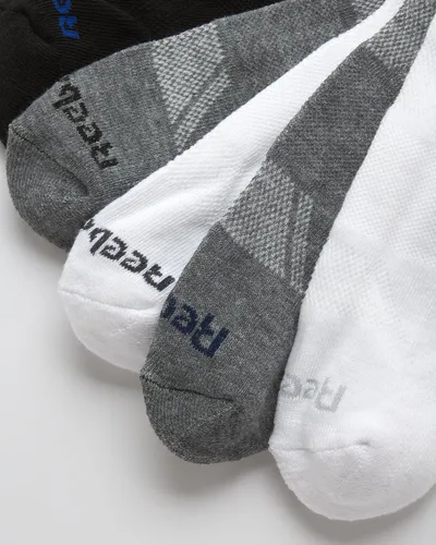 Vista 4 de Reebok Calcetines deportivos acolchados para hombre con control de humedad (paquete de 10)